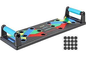 Shoze Push Up Board Foldable Press Up Boards Push Up Equipment Fitness Gym Muscle Strength Perfect Push Up, Portable Exercise Equipment For Men Women Home Workouts Push Up Black