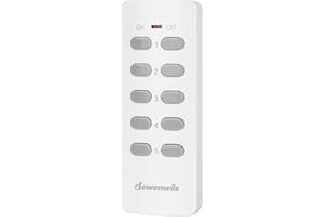 DEWENWILS Single Remote Controller Without Receiver UHRS103A-R1 (1 Programmable Remote Controller Only) for UHRS102A1, UHRS103A1, UHRS205A1,UHRLS11C1,UHRS101A