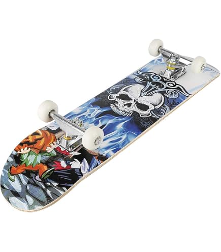 Ivy League Premium Skateboard Complett – 7,375″ X 29,78″, Schwarz, Sofort Fahrbereit Für Anfänger & Fortgeschrittene