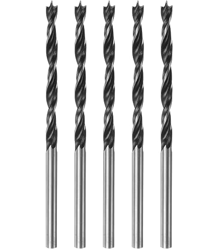 2 Forets à Pointe De Centrage 11mm (7/16") - Pour Bois, Plastique, Caoutchouc - Revêtement Titane - Tige Droite