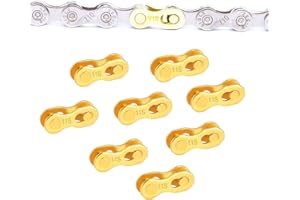 SUNTRADE 8 Pairs Bicycle Missing Link, 6/7/8/9/10/11/12 Speed Bike Chain Connector Lock Set, MTB Road Bicycle Connector for Quick Master Link Joint Chain pin