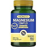 Nondo Magnezyum Kompleks 180 Tablet Jumbo Boy 250 mg 4 Form, Sitrat, Taurat, Malat, Bisglisinat