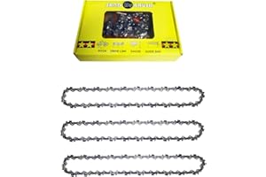 SAND DR BRUSH - Cadena de sierra para recargable Mini Cadena de motosierra 3pcs 8 Pulgadas, Corrente de serra portátil， Paso 1/4", 1.1mm, Eslabones 48 DL, Cadena de repuesto para Tesouras de podar