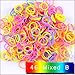 Produktbild kirinstores (TM) 6000 PCS 240 Clips Bands Nachfüller für Loom Regenbogen Armband Kleid Making Hautton, gemischt B