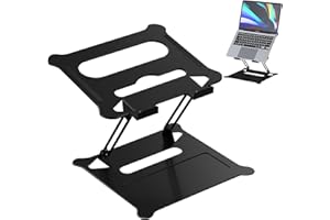 Supporto PC Portatile,ELEUTH Supporto Laptop Angolazione Regolabile Pieghevole Ventilato supporto computer Portatile Compatibile per Notebook/PC/Macbook/Macbook Pro/Dell/Laptop 10-17 pollici