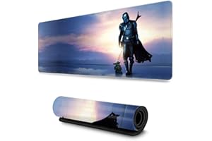 RTY-BY Mouse Mat, Gaming Mouse Mat, Waterproof, Optimal Sliding Surface, Non-Slip Gaming Mat, Improves Precision and Speed, 800 x 300 x 3 mm