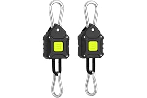 Weedness Lampen-Aufhängung 70 Kg Grow Anbau Traglast mit Seilratsche zum stufenlosen Aufhängen Indoor LED NDL MHL