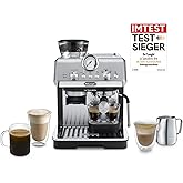 De'Longhi Siebträgermaschine La Specialista Arte EC9155.MB, Espressomaschine mit Mahlwerk, 8 Mahlgrade, 15 Bar, 3 Temperature