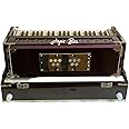 JAPS BIZ® Folding Harmonium Total 42 Keys,Deluxe Portable Harmonium, 2 Reeds, Coupler with Free Bag