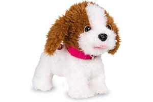 WEofferwhatYOUwant Plush Toy Dog That Obeys Your Voice Commands. 12 Tricks Walks Barks Sings and Dances. Practice Training Teddy The Labradoodle for ages 4 to 8 years old and above