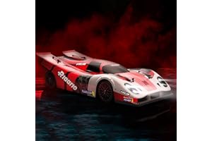 AMORIL 1:10 Auto RC Brushless veloci, velocità massima 120 km/h Grandi auto telecomandate con 6 luci per adulti, veicolo da corsa per hobby su strada 4x4, rosso