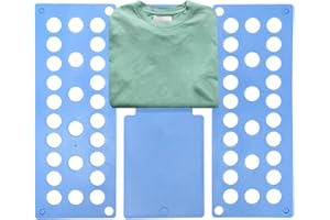 BAOQIFONG Clothes Folding Board, Folding Clothes Board, T Shirt Clothes Folder, T Shirt Folder Board, Fast And Fun Board For Adults And Childrenfor Sweaters, Dresses, Towels And Even Pants, Light Blue