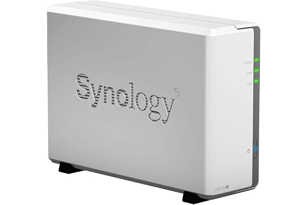 Synology DS120j 1 Bay Desktop NAS Enclosure, Black