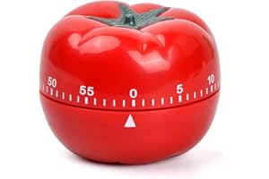 RAPIDBOK Timer meccanico da cucina, orologio pomodoro, timer digitale per imparare e cucinare, orologio da cucina 60 minuti