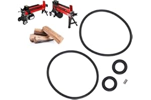 ZJCHAO Kit de Joints pour Fendeuse de Bûches, Caoutchouc de Haute qualité, pour Moteur électrique Hydraulique, Kit de Joints de Pompe de Remplacement pour Fendeuses de Bûches de 4, 5,