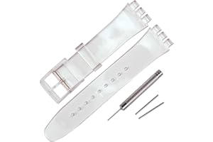 Rihahisy Silikon Gummi Uhrenarmband/Uhrenarmband Ersatz für Swatch