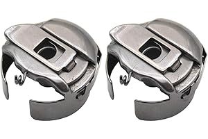 CKPSMS Marque – #BC-DBZ(1) - NBL "L" Taille Pigtail Guides de filetage Bobines Boitier pour Adler Juki Brother Singer + (2 pièces)