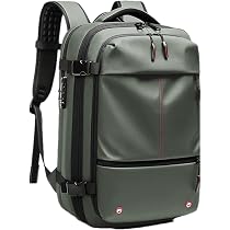 Zaino Da Viaggio Sottovuoto Coofay Con Pompa Integrata, Dimensioni 47x33x15 Cm, USB, Per Aereo (bagaglio A Mano Ryanair Compatibile)