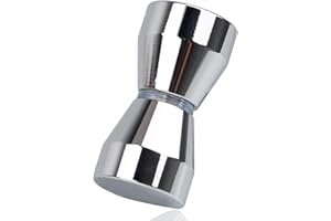 YEYIT 1 szt. Gałka do drzwi prysznicowych Łazienka Prysznic Gałki Metalowe Dwustronne Pokrętło Prysznicowe Pokrętło Ekran Prysznicowy Pojedynczy Otwór Uchwyt (30mm)