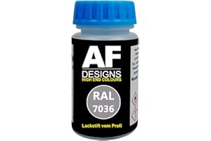 Alex Flittner Designs Lackstift RAL 7036 PLATINGRAU matt 50ml schnelltrocknend Acryl