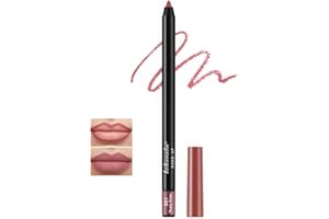Qwesure Xixi Crayon contour des lèvres mat durable imperméable non adhésif Hooked Lip Pencil Réduit les ridules Non Collantes Stylo à lèvres