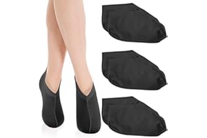 APLZGMG 3 Pairs Foot Moisturiser Socks Overnight, Spa Cotton Socks for Foot Cream, Lotion Sock for Moisturising for Dry Feet Care, Moisturising Sock for Cracked Heel Repair Women Men (Black)