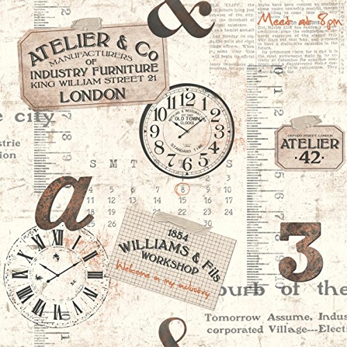 Papel pintado de vinilo UGEPA Vintage Style, para pared, J74208