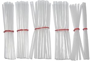 FUCHSWERK Schrumpfschlauch 100 Stück Set - Kabel Schlauch Isolierung klar durchsichtig | transparent