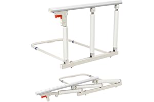 Ixdregan Bettgitter für die Sicherheit älterer Erwachsener, klappbarer Betthilfsschienengriff, Absturzsicherungs Handschutzgriff für Senioren, passend für King, Queen, Full, Twin (3 Handläufe)