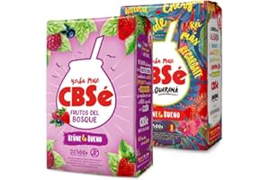 Qumir Pack de Yerba Mate Cbse Frutos del Bosque de 500g + Cbse Guarana de 500 grs - 2 Unidades - Total 1 Kg de Yerba Mate