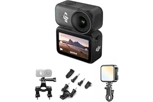 DJI Osmo Nano Standard Combo - 4K/60fps kleine Mini-Cam mit 1/1,3″ Sensor, 143° Weitwinkel-Video, 200 min Akku, überall anbringbar, wasserdicht POV-Kamera für Sport, Vlog, Fahrrad (64 GB Bundle 1)