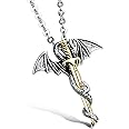 Yellow Chimes Pendant for Men Pendant Stainless Steel Chain with Charm Pendant For Men and Boys.