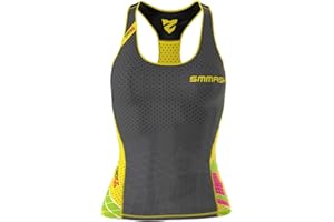 SMMASH Sport Top Canotta da Donna Canotta da Allenamento Traspirante Ad Asciugatura Rapida Fitness Yoga Gym