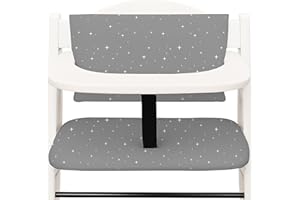 Sitzverkleinerer für Hochstuhl Baby Sitzkissen Stuhl 2-teilig - Kinder Sitzauflage für Hauck und Stokke Kinderhochstuhl High Chair Cover für Treppenhochstuhl und Babystuhl Galaxie