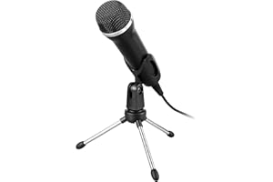 Lioncast Support de Microphone de Table pour Microphone Original (PC, Wii, Xbox, PS5, PS4 & Nintendo Switch), adapté aux Jeux de karaoké comme Let's Sing, Support de Microphone Pliable