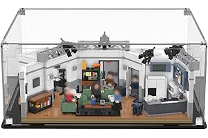 icuanuty 21328 - Caja de exhibición acrílica para coleccionistas de exhibición de Polvo con Base para Colocar Juguetes (38 x 20 x 20 cm)