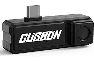CUSBON TI1 Cámara Térmica Android USB-C,Cámara Termográfica con Resolución IR 120 x 90 Resolución Temperatura de 0,1 °C,Rango Temperatura de -20 °C~400 °C Sensibilidad al Calor<60 mk,Grabación Video