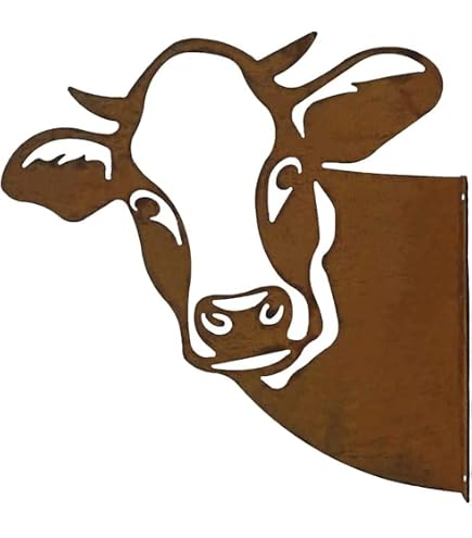 Bornhöft Décoration Métal Lama Rustique - Piquet D'arbre Ou Mural 40 Cm - Déco Jardin Originale Et Unique - 9