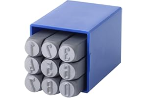 GRAVUREM-SR Jeu chiffres à frapper 0-9 / 2mm