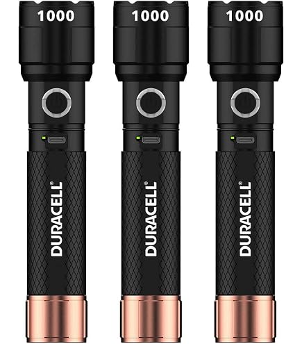 Duracell Torcia LED DF750R Core Plus 750 Lumen – Ricaricabile USB-C, Focalizzabile, 120 M Di Portata, Resistente A Spruzzi E Urti