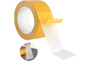 Ruban Adhésif Double Face Extra Fort Transparent, Double Face Puissant,Double Sided Nano Tape,Ruban de montage,Ruban Double Face Ultrarésistant pour Tapis, Carpettes, Paillassons Intérieurs(2.3cm*20m)