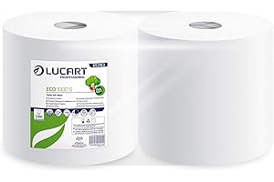 PEPITES DU MONDE Bobines d'essuyage rouleau T1000 formats 2x18g/m2 2 plis Ouate de cellulose Pack 2 bobines essuyage -PDM1000 by Pépites du Monde