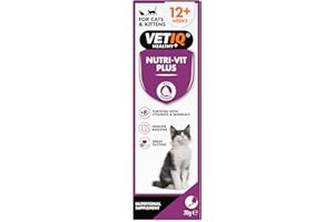 VETIQ Nutri-Vit Plus Immune Booster Nutritional Supplement Paste for Cats & Kittens 12+ Weeks Recovering from Illness, Helps to Provide Extra Energy & Nutrition, 70 g (Pack of 1)