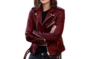 BAIXIAOCHI Chaqueta De Cuero Chaqueta De Mujer Manga Larga Ropa De OtoñO E Invierno Chaqueta De Cuero Corta Y Delgada