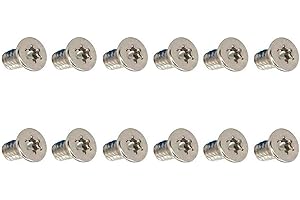 WEIMEI 12 Schrauben unten für Dell XPS 13 9350 9360 XPS 15 9550 9560 9570 M5510 (Silber)