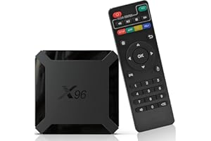 VHXSIN Lecteur Multimédia Box Android TV 4K TV Box X96 Mini Android TV Box 2GO RAM 16GO ROM Box Android 10.0 WiFi 2.4G H313 CPU Quad Core de Diffusion X96 Boîtier TV Android