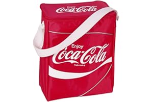 ‎COCA-COLA EZetil Coca-Cola Classic, passive Kühltasche zur Kühlung von Lebensmitteln, faltbar, für Camping / Picknick / Reisen / Einkauf, Rot