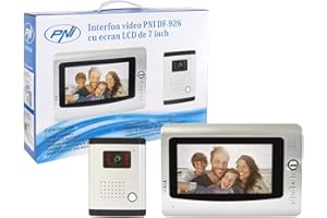 Interphone Vidéo PNI DF-926 avec 1 moniteur, écran LCD 7 pouces, sortie pour serrures