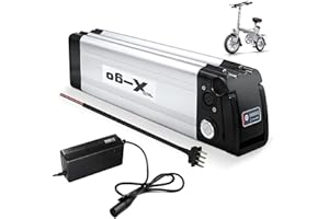 X-go 36 Volt Ebike Battery, 36V 10AH Lithium Electric Bikes Battery E-bikes Bottom Discharge for 36V 250W 350W 500W 750W Motor