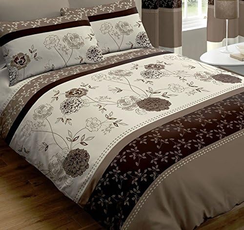 Fern, Natural Floral King Size Bedding - Twin Pack